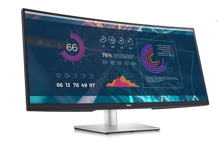 Monitor - Dell 34 Curved USB-C Monitor/ P3421W &ndash; 86.5 cm